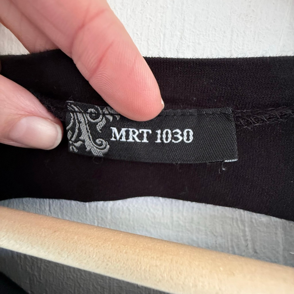 MRT 1030 Savage Flame Graphic Dress Ladder Cut Back Y2K M/L - Picture 3 of 6